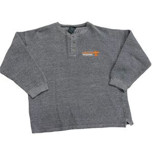 Women’s Pro Edge Tennessee Volunteers Grey Henley Sweatshirt Size L